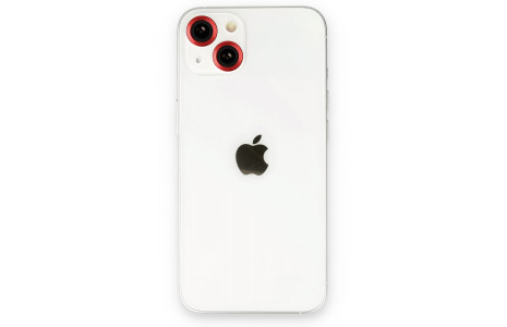 Newface iPhone 13 Mini Metal Kamera Lens - Kırmızı