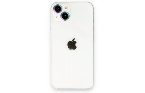 Newface iPhone 13 Mini Metal Kamera Lens - Rainbow