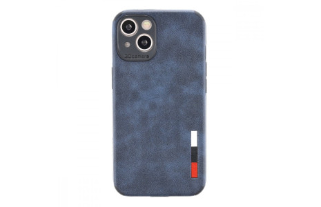 Newface iPhone 13 Mini Kılıf Loop Deri Silikon - Lacivert