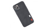 Newface iPhone 13 Mini Kılıf Loop Deri Silikon - Siyah