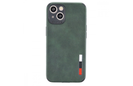 Newface iPhone 13 Mini Kılıf Loop Deri Silikon - Yeşil