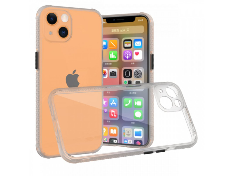 Newface iPhone 13 Mini Kılıf Miami Şeffaf Silikon - Şeffaf