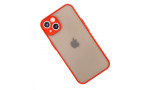 Newface iPhone 13 Mini Kılıf Montreal Silikon Kapak - Kırmızı
