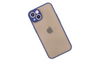 Newface iPhone 13 Mini Kılıf Montreal Silikon Kapak - Lacivert