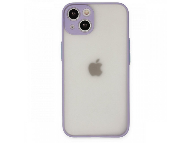 Newface iPhone 13 Mini Kılıf Montreal Silikon Kapak - Mor