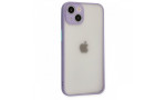 Newface iPhone 13 Mini Kılıf Montreal Silikon Kapak - Mor