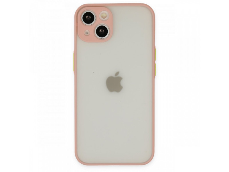 Newface iPhone 13 Mini Kılıf Montreal Silikon Kapak - Pembe