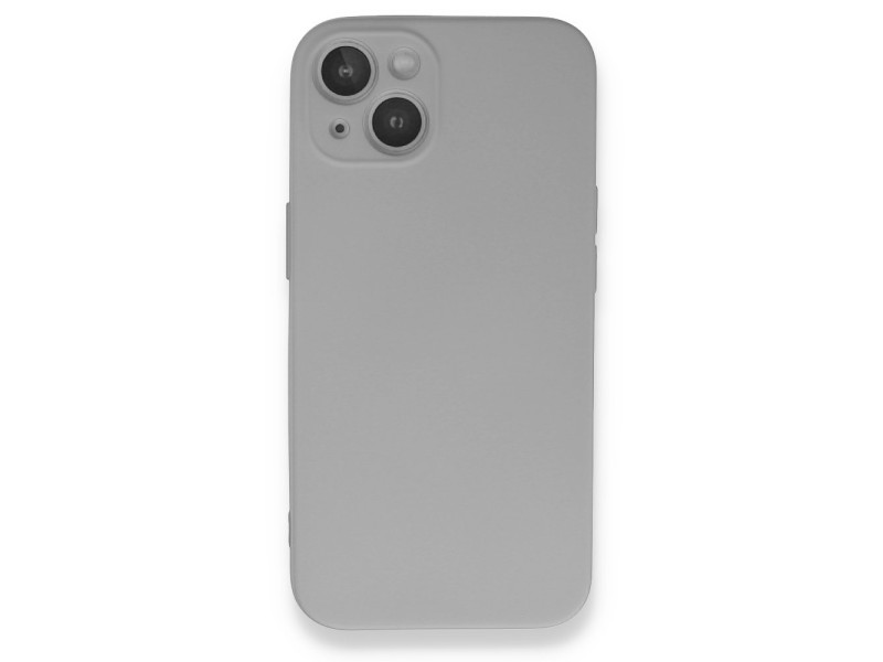 Newface iPhone 13 Mini Kılıf Nano içi Kadife Silikon - Açık Gri