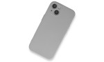 Newface iPhone 13 Mini Kılıf Nano içi Kadife Silikon - Açık Gri