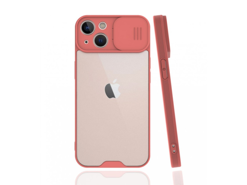 Newface iPhone 13 Mini Kılıf Platin Kamera Koruma Silikon - Pembe