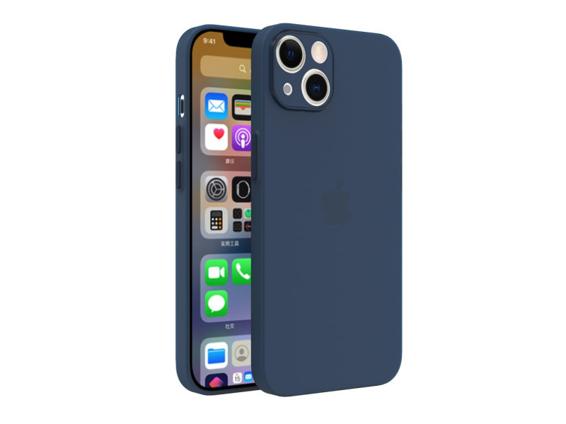 Newface iPhone 13 Mini Kılıf Puma Silikon - Mavi