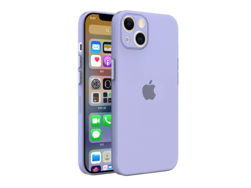 Newface iPhone 13 Mini Kılıf Puma Silikon - Mor