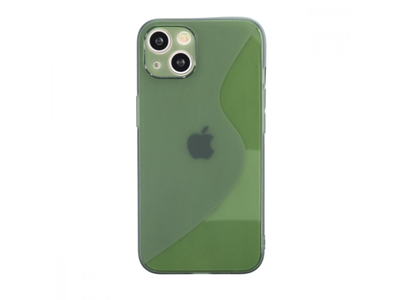 Newface iPhone 13 Mini Kılıf S Silikon - Yeşil