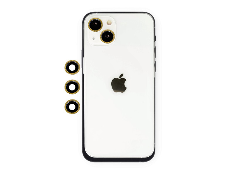 Newface iPhone 13 Mini Shine Kamera Lens - Gold