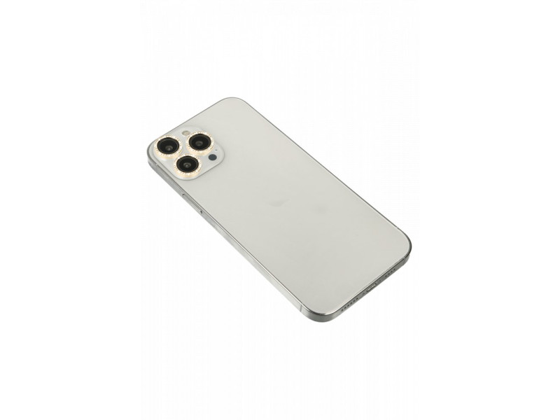 Newface iPhone 13 Pro Max Diamond Kamera Lens - Gold