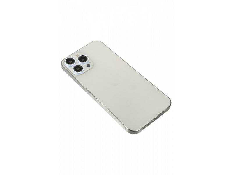 Newface iPhone 13 Pro Diamond Kamera Lens - Mavi