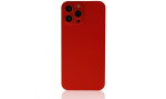 Newface iPhone 13 Pro Kılıf 360 Hayalet Full Body Silikon Kapak - Kırmızı