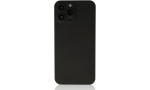 Newface iPhone 13 Pro Kılıf 360 Hayalet Full Body Silikon Kapak - Siyah