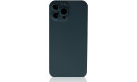 Newface iPhone 13 Pro Kılıf 360 Mat Full Body Silikon Kapak - Açık Mavi