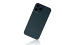 Newface iPhone 13 Pro Kılıf 360 Mat Full Body Silikon Kapak - Açık Mavi