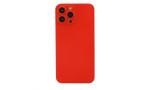 Newface iPhone 13 Pro Kılıf 360 Mat Full Body Silikon Kapak - Kırmızı