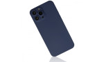Newface iPhone 13 Pro Kılıf 360 Mat Full Body Silikon Kapak - Mavi