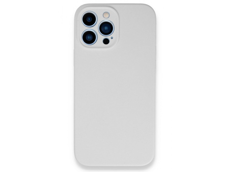 Newface iPhone 13 Pro Max Kılıf Lansman Legant Silikon - Beyaz