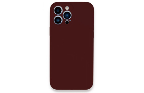 Newface iPhone 13 Pro Max Kılıf Lansman Legant Silikon - Bordo