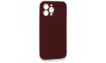 Newface iPhone 13 Pro Max Kılıf Lansman Legant Silikon - Bordo