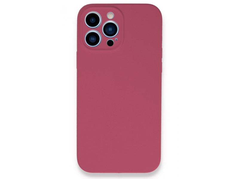 Newface iPhone 13 Pro Max Kılıf Lansman Legant Silikon - Fuşya