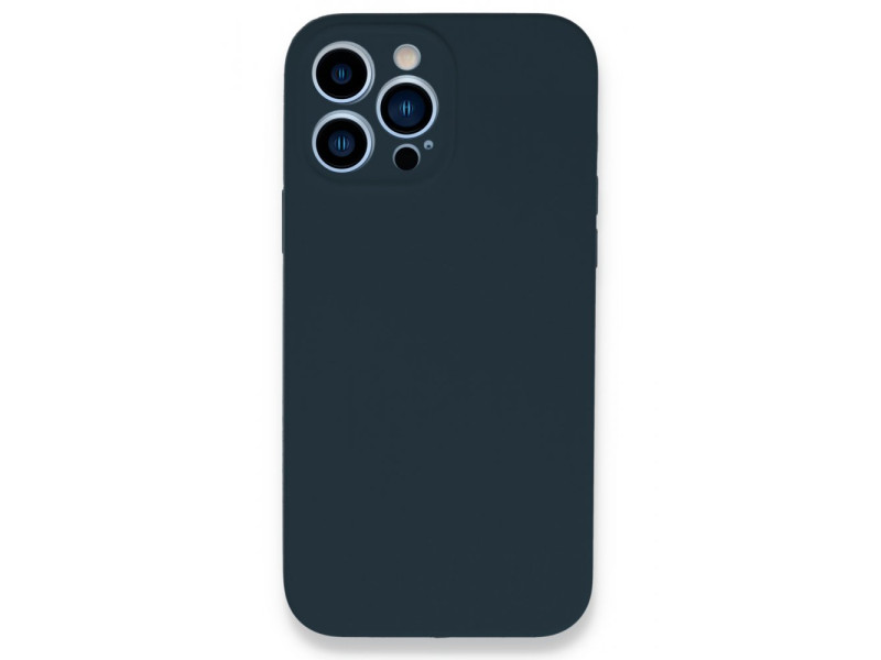 Newface iPhone 13 Pro Max Kılıf Lansman Legant Silikon - Gece Mavisi