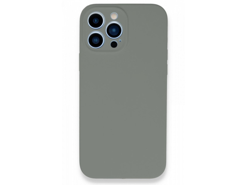 Newface iPhone 13 Pro Max Kılıf Lansman Legant Silikon - Gri
