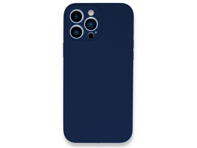 Newface iPhone 13 Pro Max Kılıf Lansman Legant Silikon - Lacivert