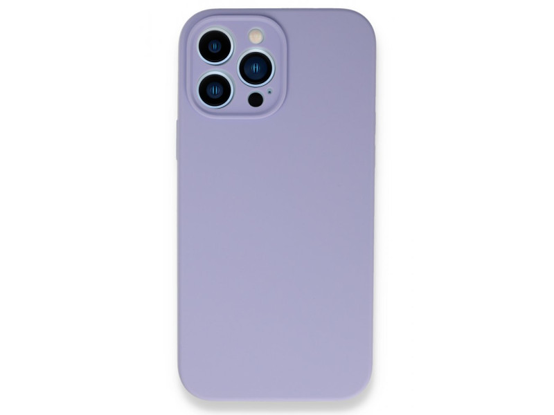 Newface iPhone 13 Pro Max Kılıf Lansman Legant Silikon - Lila