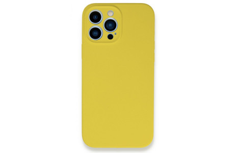 Newface iPhone 13 Pro Max Kılıf Lansman Legant Silikon - Sarı