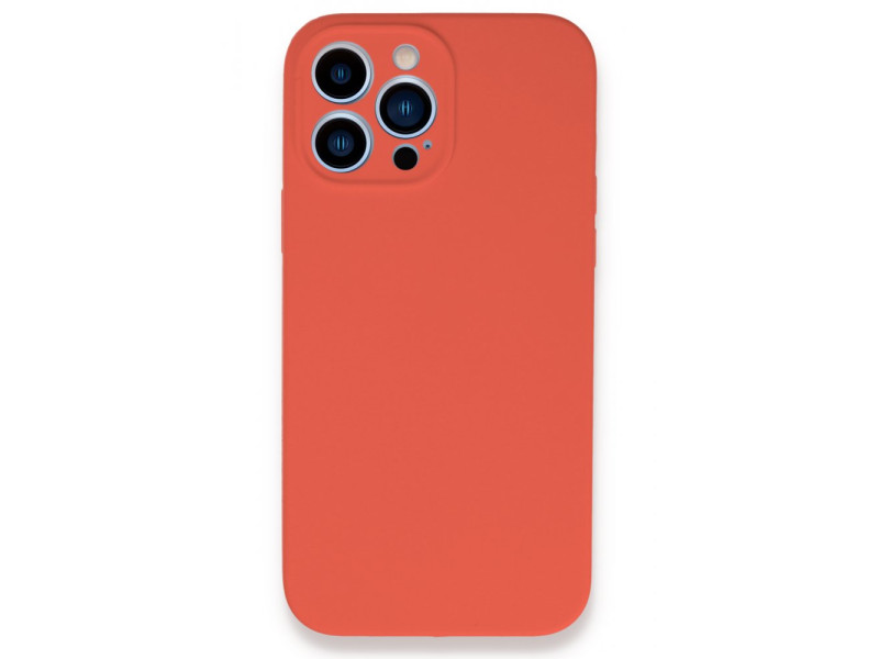 Newface iPhone 13 Pro Max Kılıf Lansman Legant Silikon - Turuncu