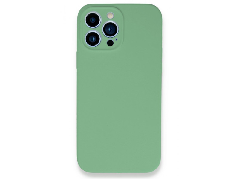 Newface iPhone 13 Pro Max Kılıf Lansman Legant Silikon - Yeşil