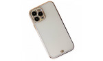 Newface iPhone 13 Pro Kılıf Liva Taşlı Silikon - Mor