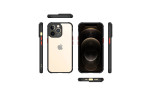 Newface iPhone 13 Pro Kılıf Miami Şeffaf Silikon - Siyah