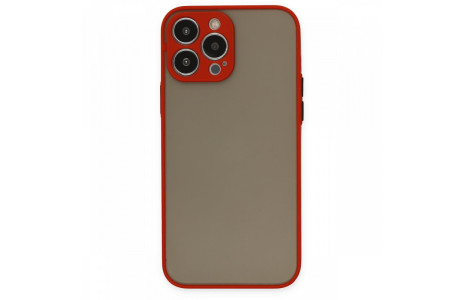 Newface iPhone 13 Pro Kılıf Montreal Silikon Kapak - Kırmızı