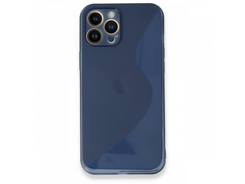 Newface iPhone 13 Pro Kılıf S Silikon - Mavi