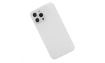 Newface iPhone 13 Pro Max Kılıf 360 Full Body Silikon Kapak - Beyaz