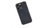 Newface iPhone 13 Pro Max Kılıf Carbonix Silikon - Siyah