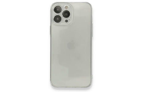 Newface iPhone 13 Pro Max Kılıf Fly Lens Silikon - Şeffaf