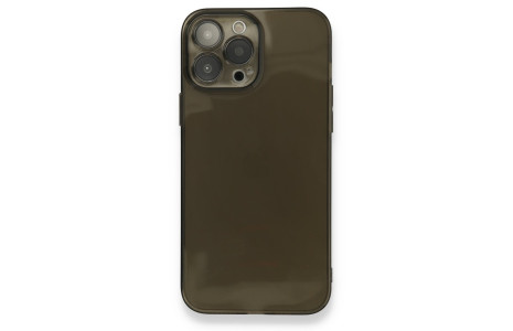 Newface iPhone 13 Pro Max Kılıf Fly Lens Silikon - Siyah