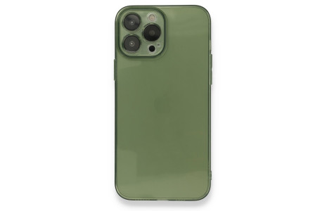 Newface iPhone 13 Pro Max Kılıf Fly Lens Silikon - Yeşil