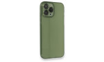Newface iPhone 13 Pro Max Kılıf Fly Lens Silikon - Yeşil