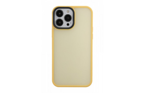 Newface iPhone 13 Pro Max Kılıf Gentle Silikon - Gold