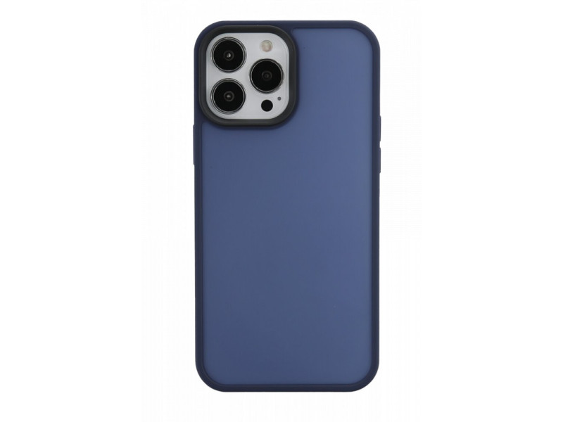 Newface iPhone 13 Pro Max Kılıf Gentle Silikon - Mavi