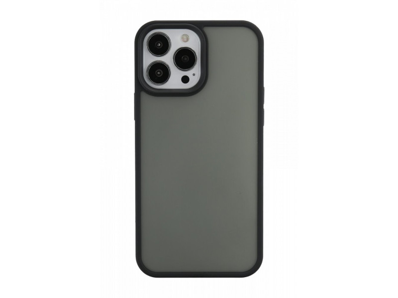Newface iPhone 13 Pro Max Kılıf Gentle Silikon - Siyah